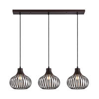 HÄNGELEUCHTE 105/30/150 cm   - Rostfarben, Basics, Metall (105/30/150cm) - Globo