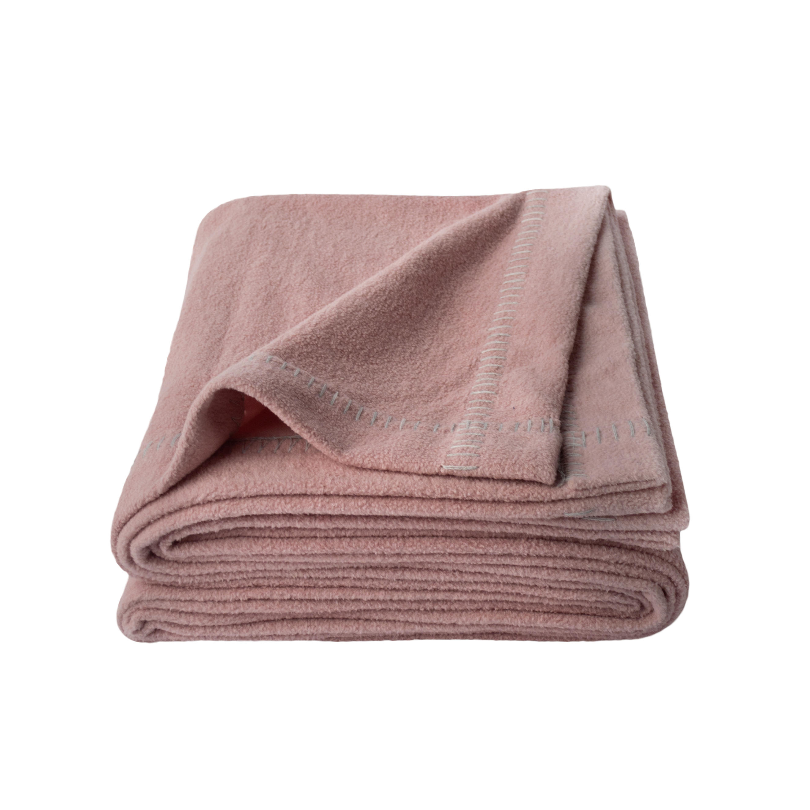 FLEECEDECKE Soft Greeny  - Altrosa/Rosa, KONVENTIONELL, Textil (140/190cm) - Zoeppritz