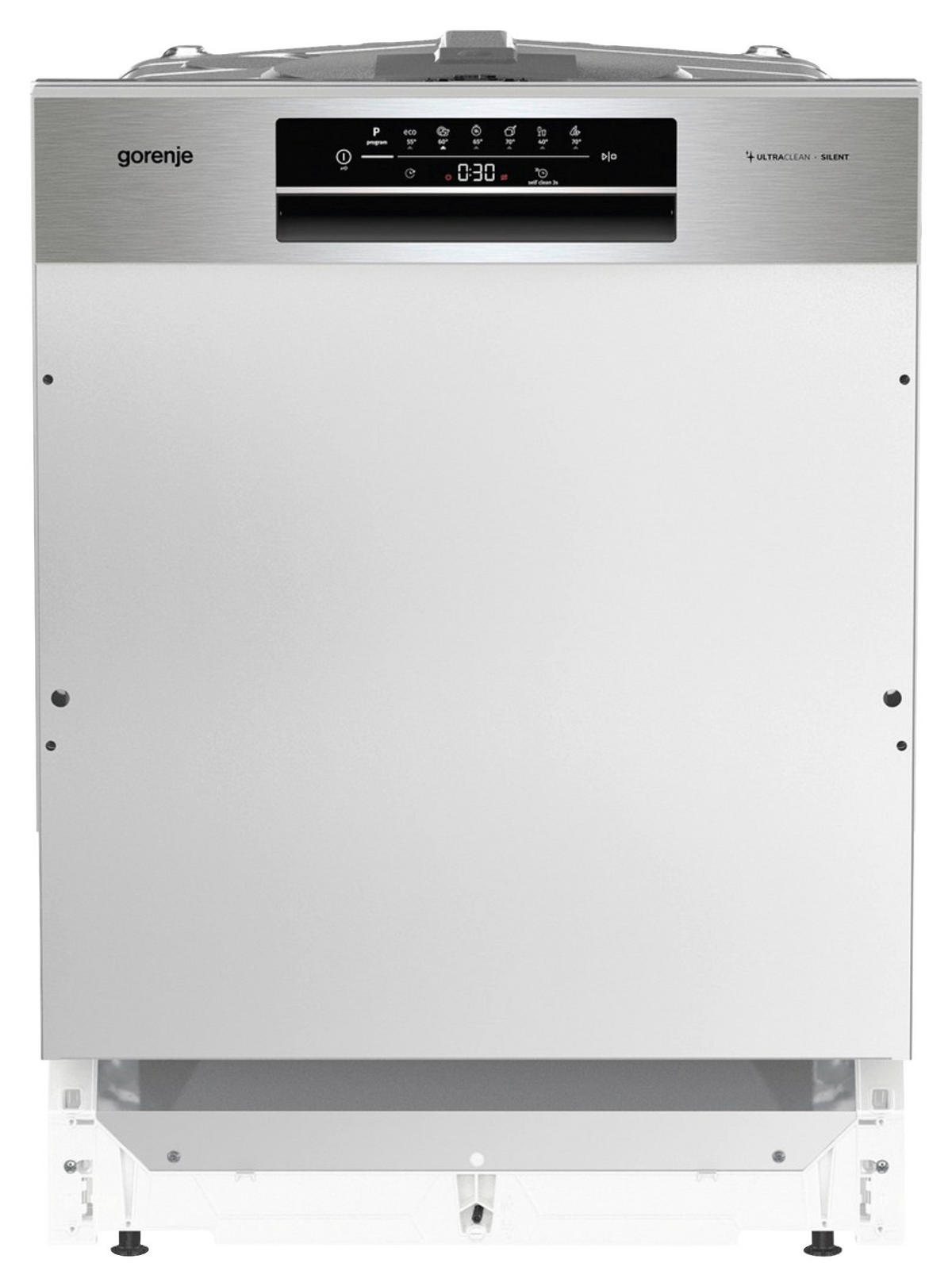 GESCHIRRSPÜLER GI642E90X  - Edelstahlfarben, Basics, Metall (59,8/81,5/55,5cm) - Gorenje