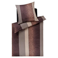 POVLEČENÍ, makosatén, šedohnědá, 140/200 cm  - šedohnědá, Trend, textil (140/200cm) - Joop!