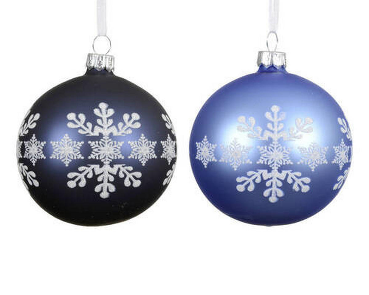 CHRISTBAUMKUGEL-SET  - Basics (8/8/8cm)