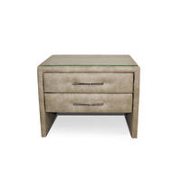 ÉJJELISZEKRÉNY bézs  - bézs/krómszínű, Basics, textil/fém (58/45/45cm) - Andante