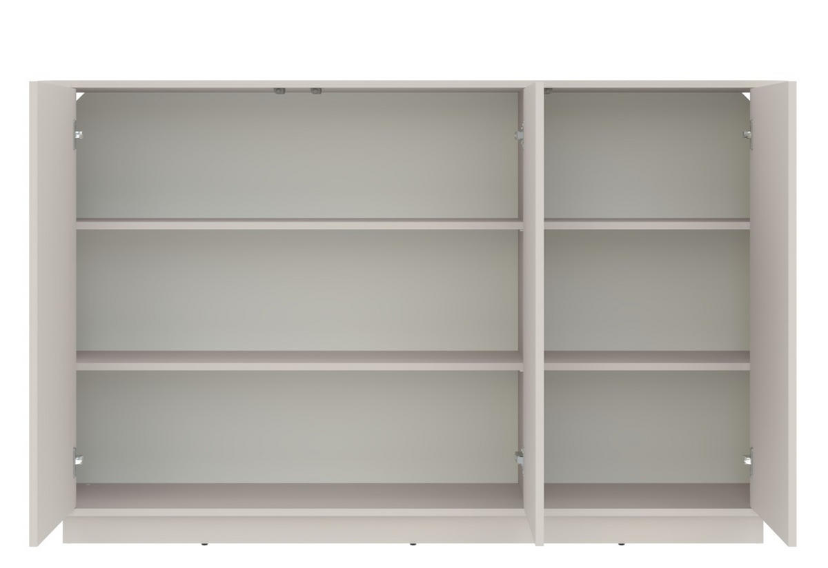 KOMMODE , 164,4/101,2/40 cm,  - Kaschmir, Design, Holzwerkstoff (164,4/101,2/40cm) - Livetastic