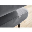 ECKSOFA in Chenille Grau  305/224 cm  - Schwarz/Grau, Design, Textil/Metall (305/224cm) - Dieter Knoll