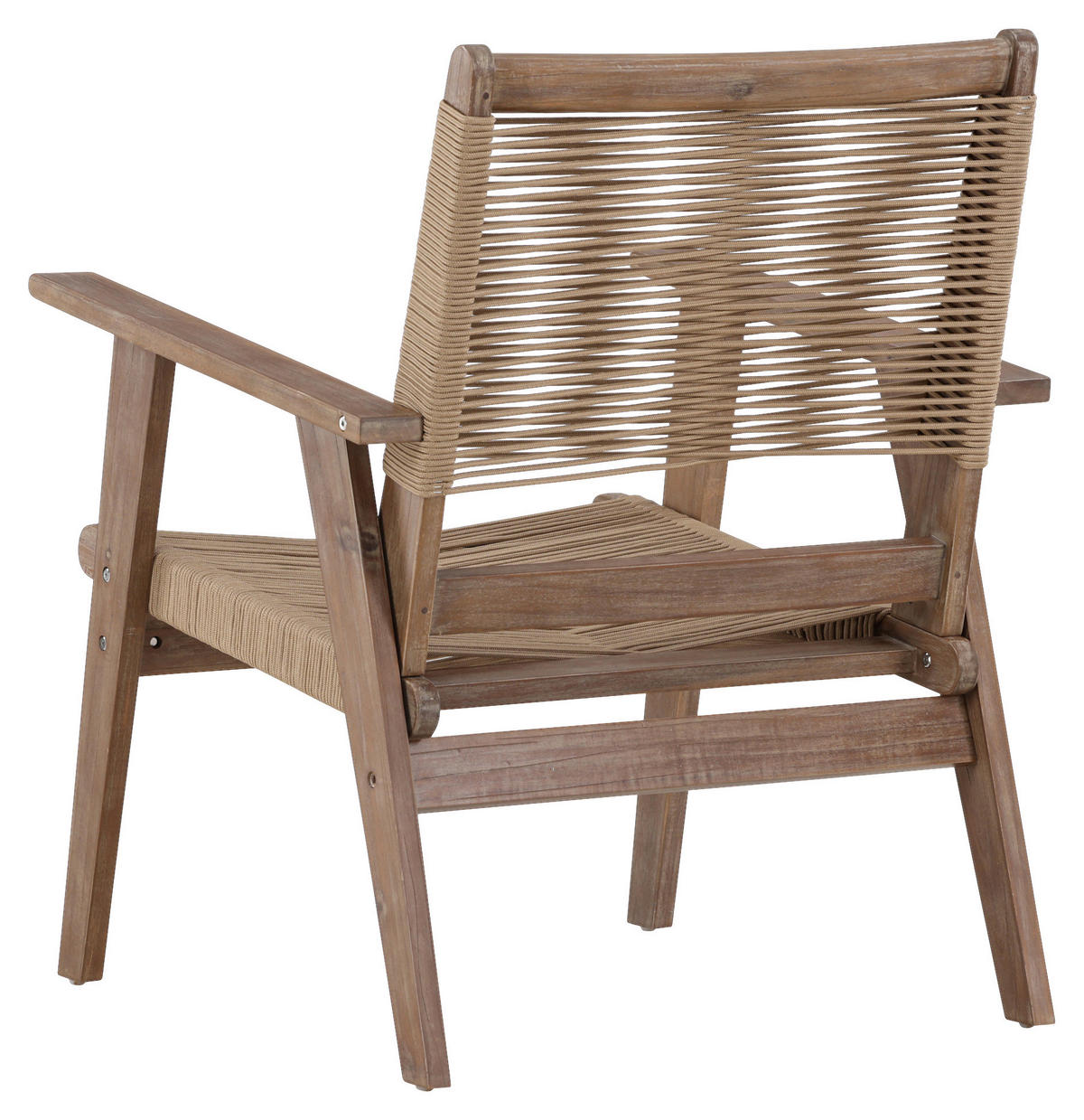 LOUNGEFÅTÖLJ  - brun, Klassisk, trä/textil (68/88/72cm) - Gardenson