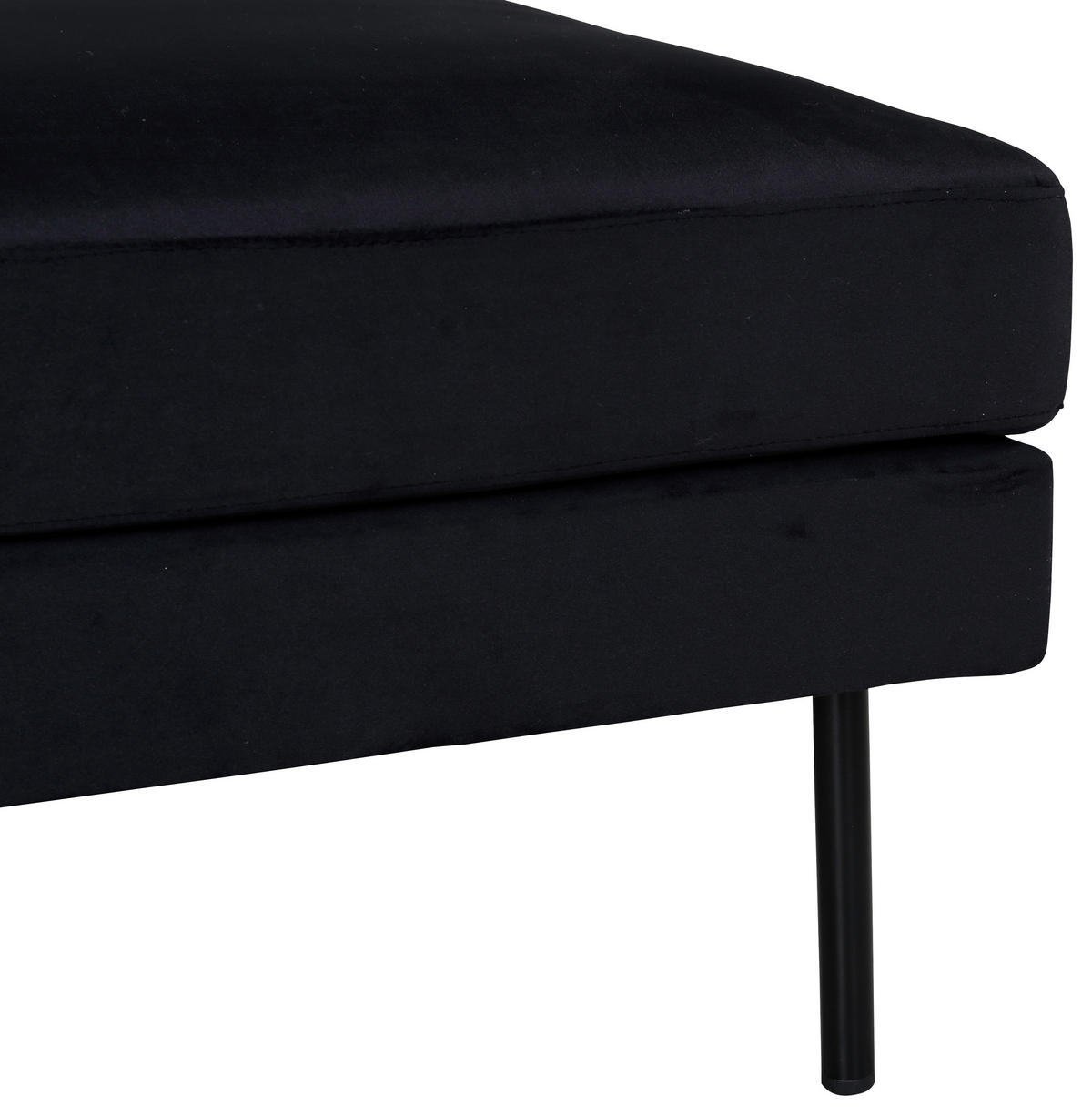 HOCKER in Metall, Textil  - Design, Textil/Metall (85/47/64cm) - Livetastic