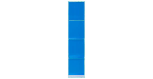 BADEZIMMERREGAL 25/112,5/20,8 cm - Blau, Design, Glas (25/112,5/20,8cm) - Dieter Knoll