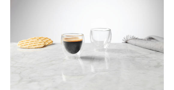 ESPRESSOGLAS  - Klar, Design, Glas (6/6cm) - Novel