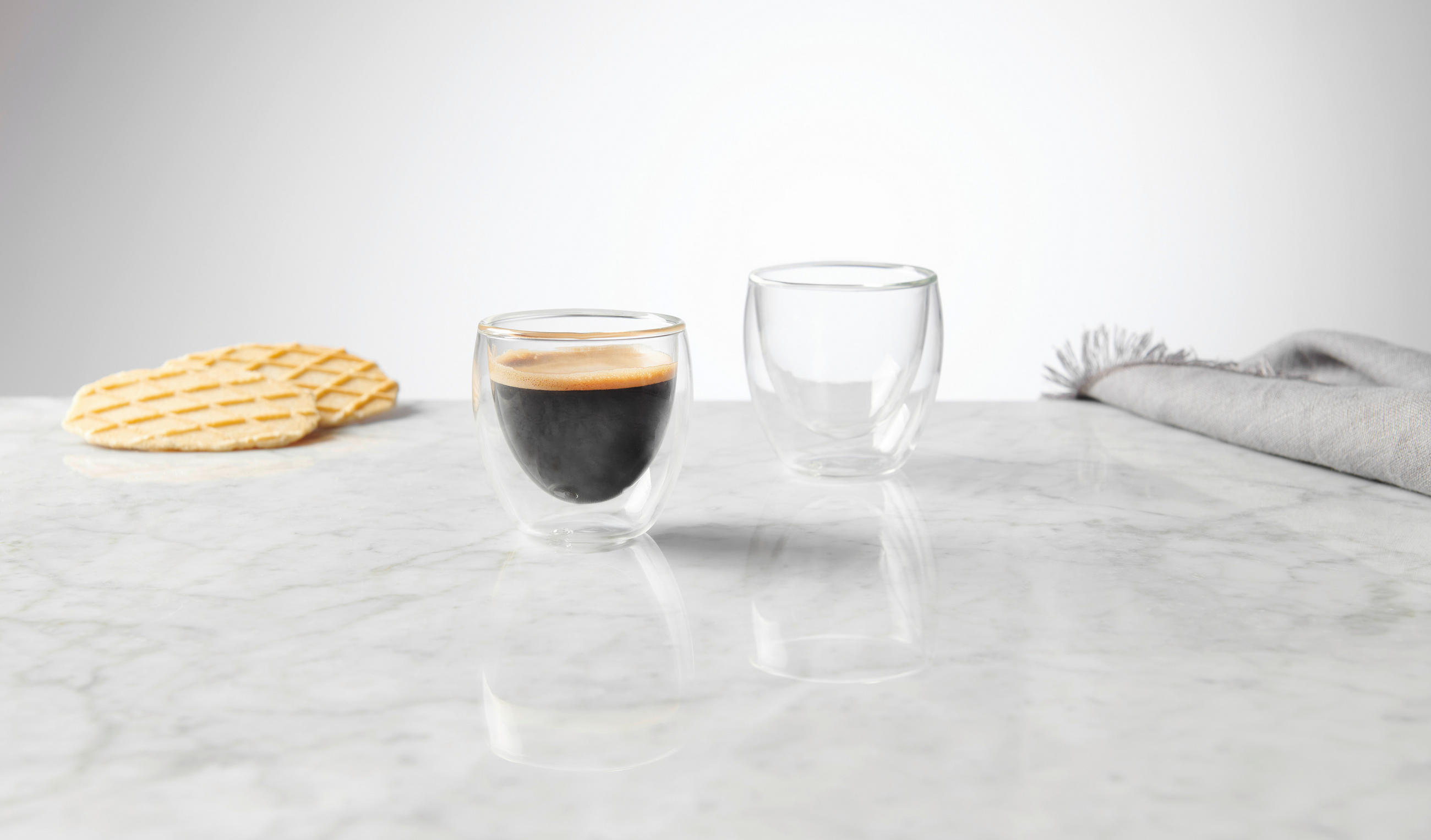 ESPRESSOGLAS  - klar, Design, glas (6/6cm) - Novel