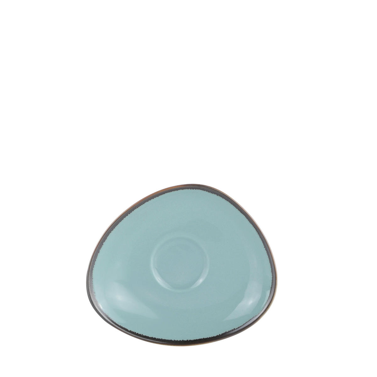 ESPRESSO-UNTERTASSE AQUA VERDE  - Grün, Trend, Keramik (14/12cm) - Novel