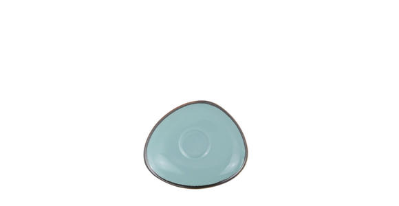 ESPRESSO-UNTERTASSE AQUA VERDE  - Grün, Trend, Keramik (14/12cm) - Novel