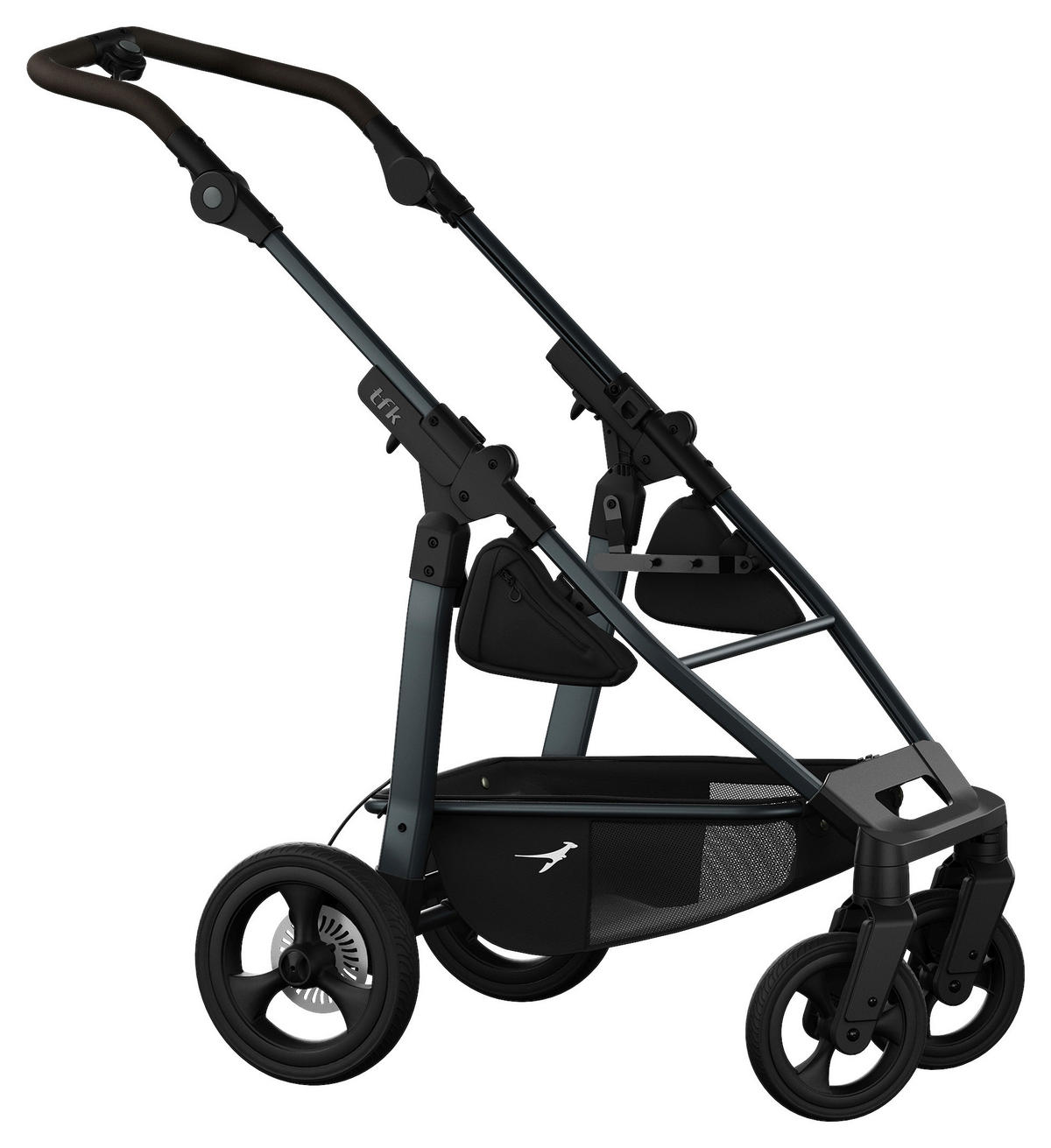 KOMBIKINDERWAGEN  - Anthrazit, Basics, Metall (57/110/108cm) - TFK