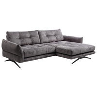 SOFFA i textil grå  - svart/grå, Design, metall/textil (280/177cm) - Stylife