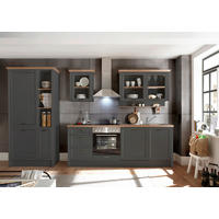 KÜCHENBLOCK 235-104 cm   in Anthrazit, Eiche Artisan  - Anthrazit/Eiche Artisan, LIFESTYLE, Holzwerkstoff/Metall (235-104cm) - MID.YOU