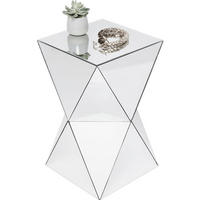 BEISTELLTISCH 32/32/54 cm quadratisch  - Trend, Glas/Holzwerkstoff (32/32/54cm) - Kare-Design