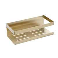 DUSCHABLAGE - Goldfarben, KONVENTIONELL, Metall (25/8/11,5cm) - Schöner Wohnen