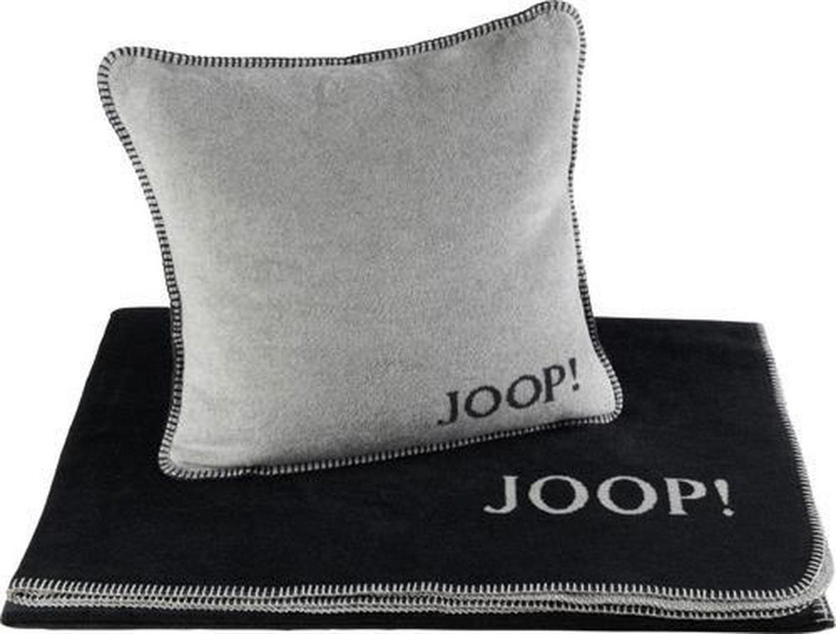 POTAH NA POLŠTÁŘ  50/50 cm - šedá/antracitová, Design, textil (50/50cm) - Joop!