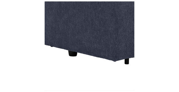 SCHLAFSOFA in Webstoff Dunkelblau  - Schwarz/Dunkelblau, KONVENTIONELL, Kunststoff/Textil (198/84/96cm) - Carryhome