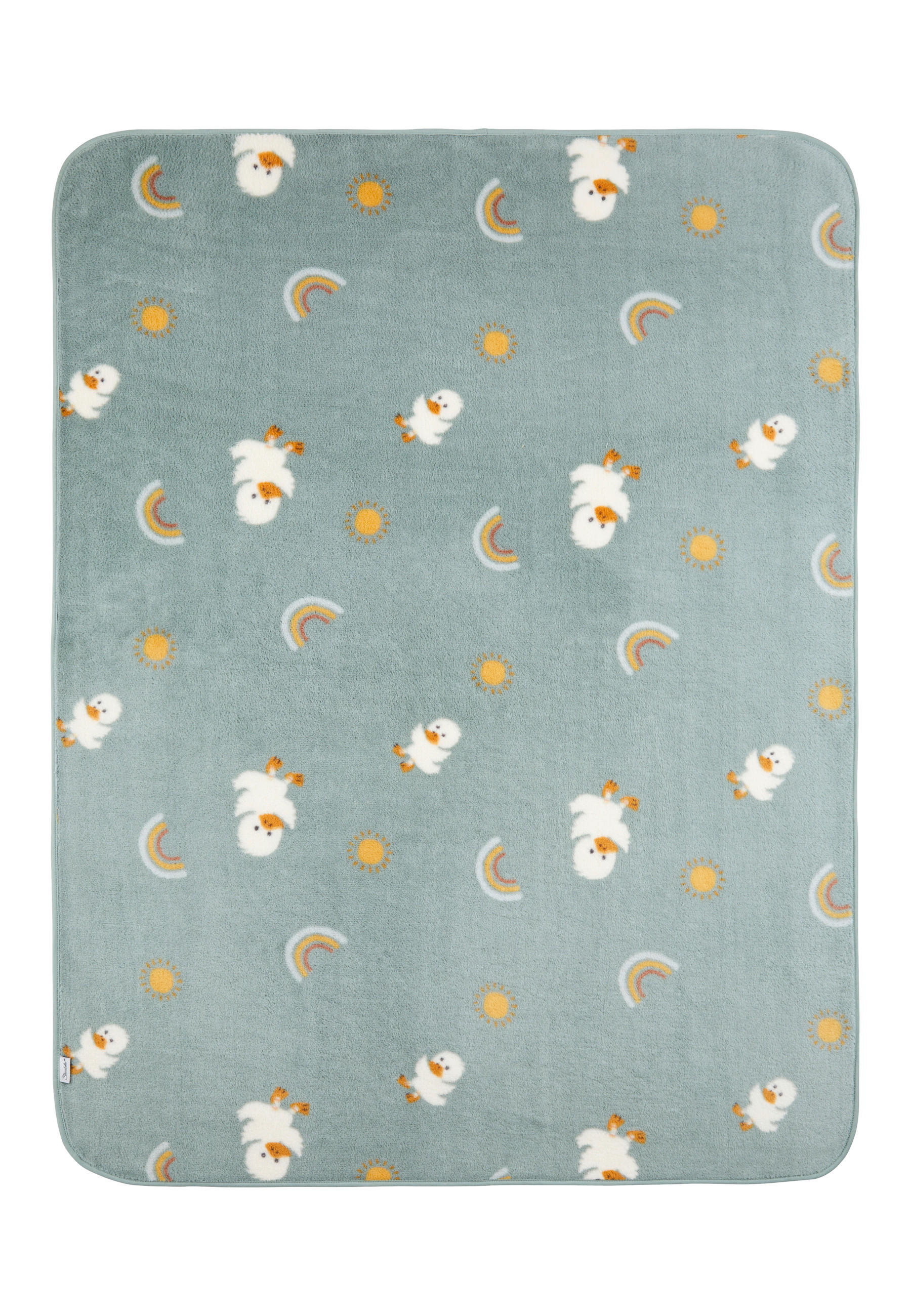 SCHMUSEDECKE EDDA   - Grün, Basics, Textil (100/75/1cm) - Sterntaler