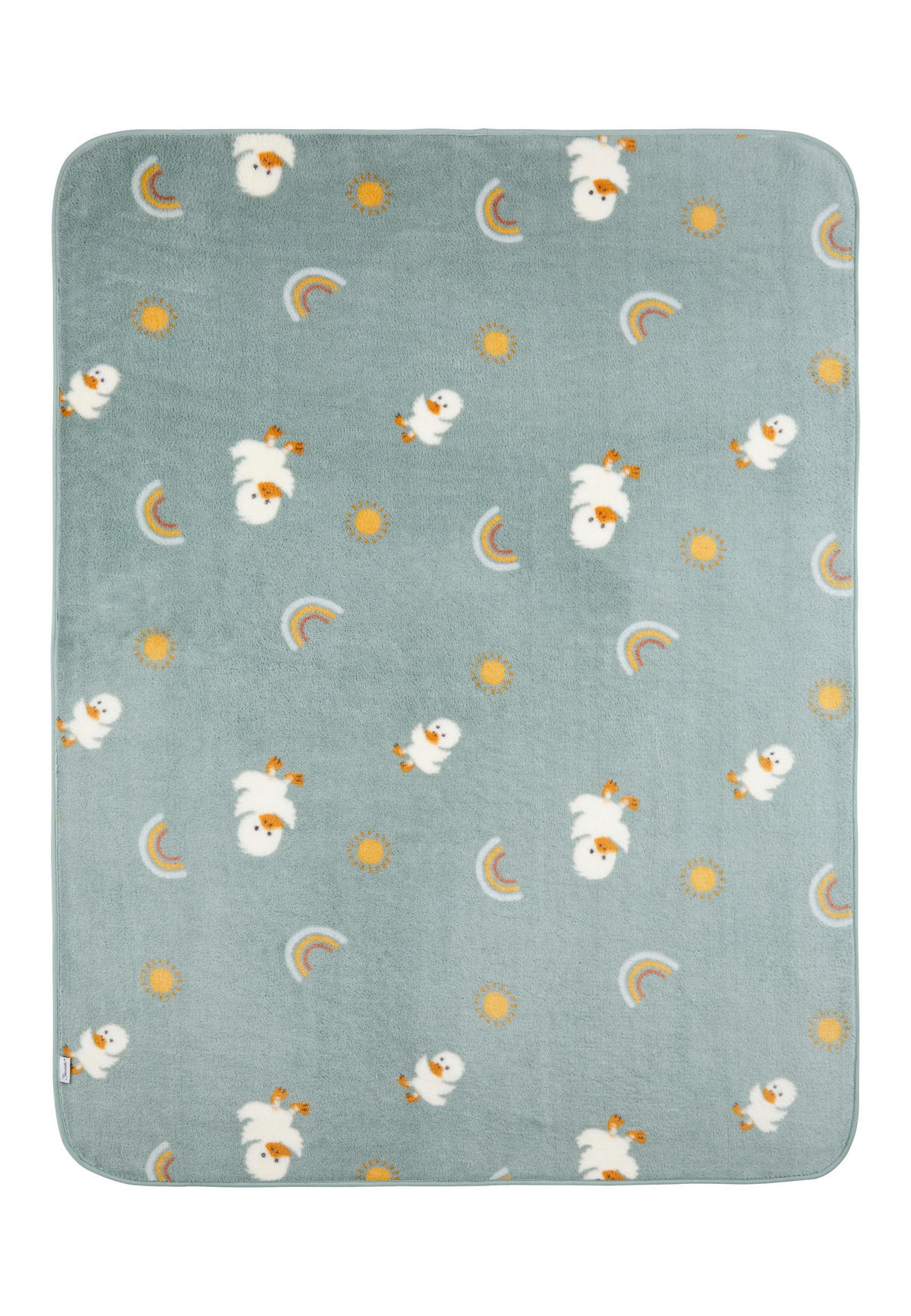 SCHMUSEDECKE EDDA   - Grün, Basics, Textil (100/75/1cm) - Sterntaler