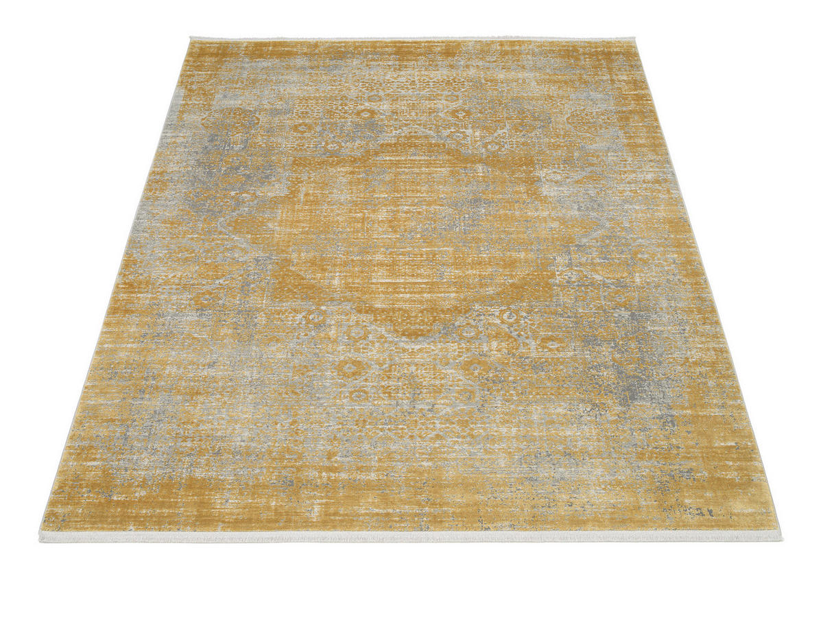 WEBTEPPICH 67/130 cm Tesoro Gelb  - Gelb, Design, Textil (67/130cm) - Dieter Knoll