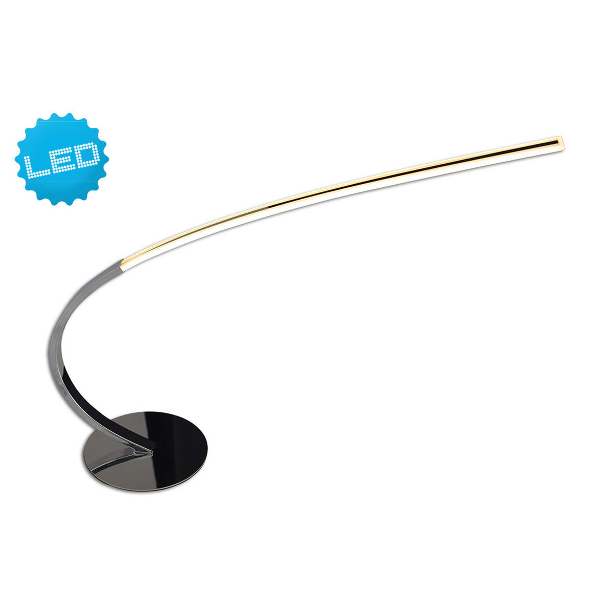 LED-TISCHLEUCHTE   - Chromfarben, LIFESTYLE, Metall (16/60cm) - Näve