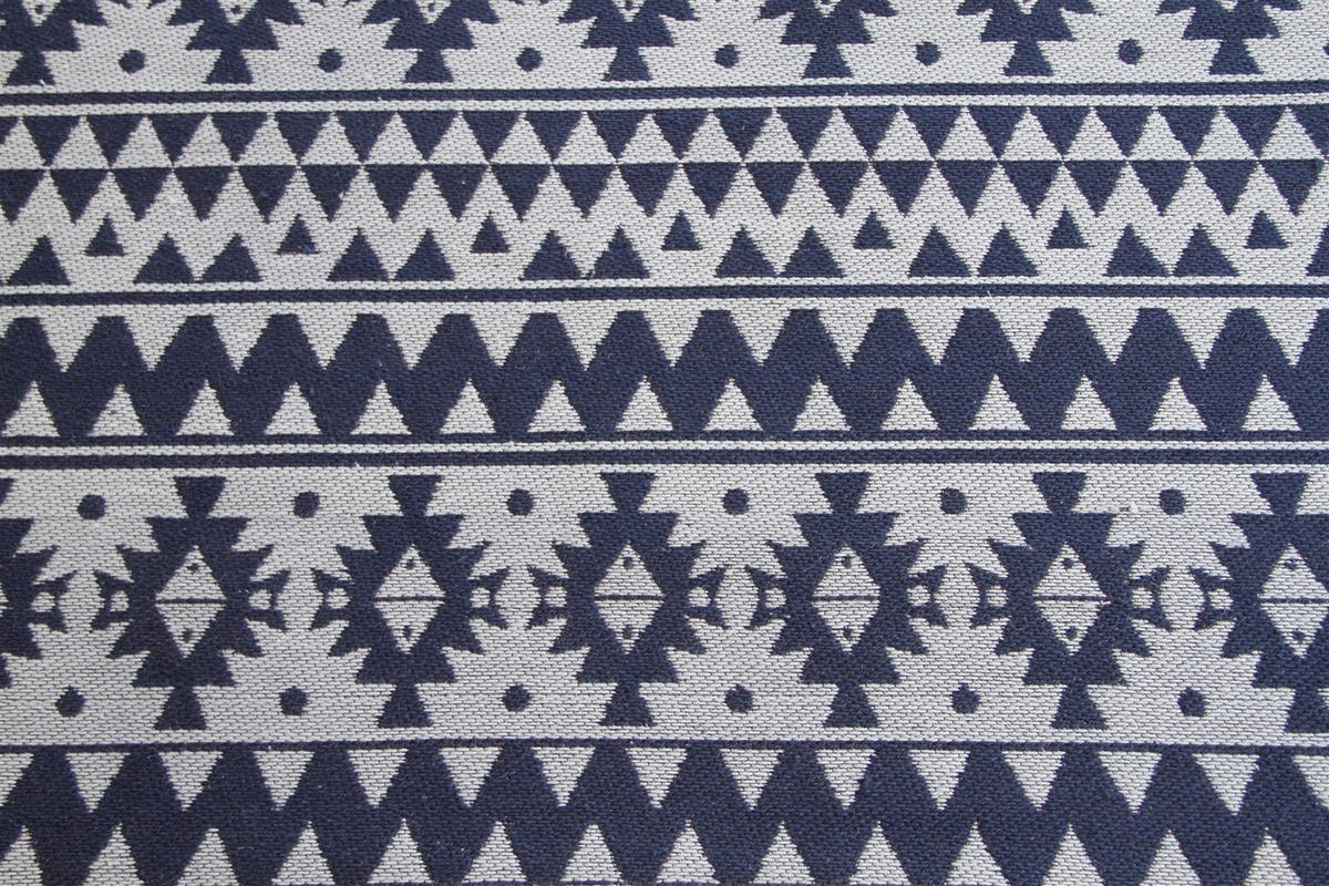 Covor Cu Țesătură Plată  - albastru, Basics, textil (80/150cm) - Kayoom