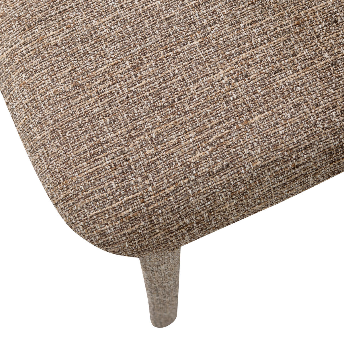 STUHL-SET 2 Stück  in Webstoff  - Sandfarben/Braun, MODERN, Textil (51/76/56cm) - Livetastic