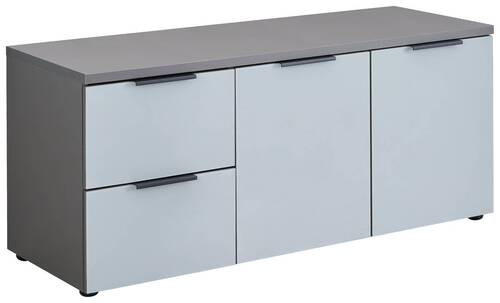 ŠATNÍ LAVICE, 113/50/40 cm - šedá/černá, Design, kov/kompozitní dřevo (113/50/40cm) - Voleo