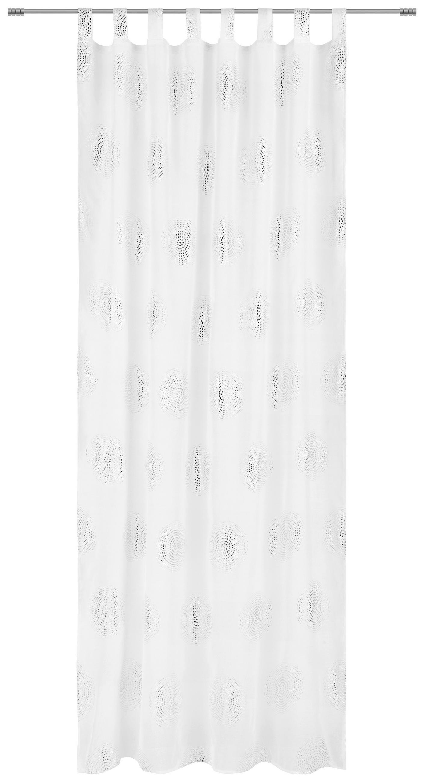 Vorhang Mit Schlaufen Und Band Julia 140x255 Cm Weiß