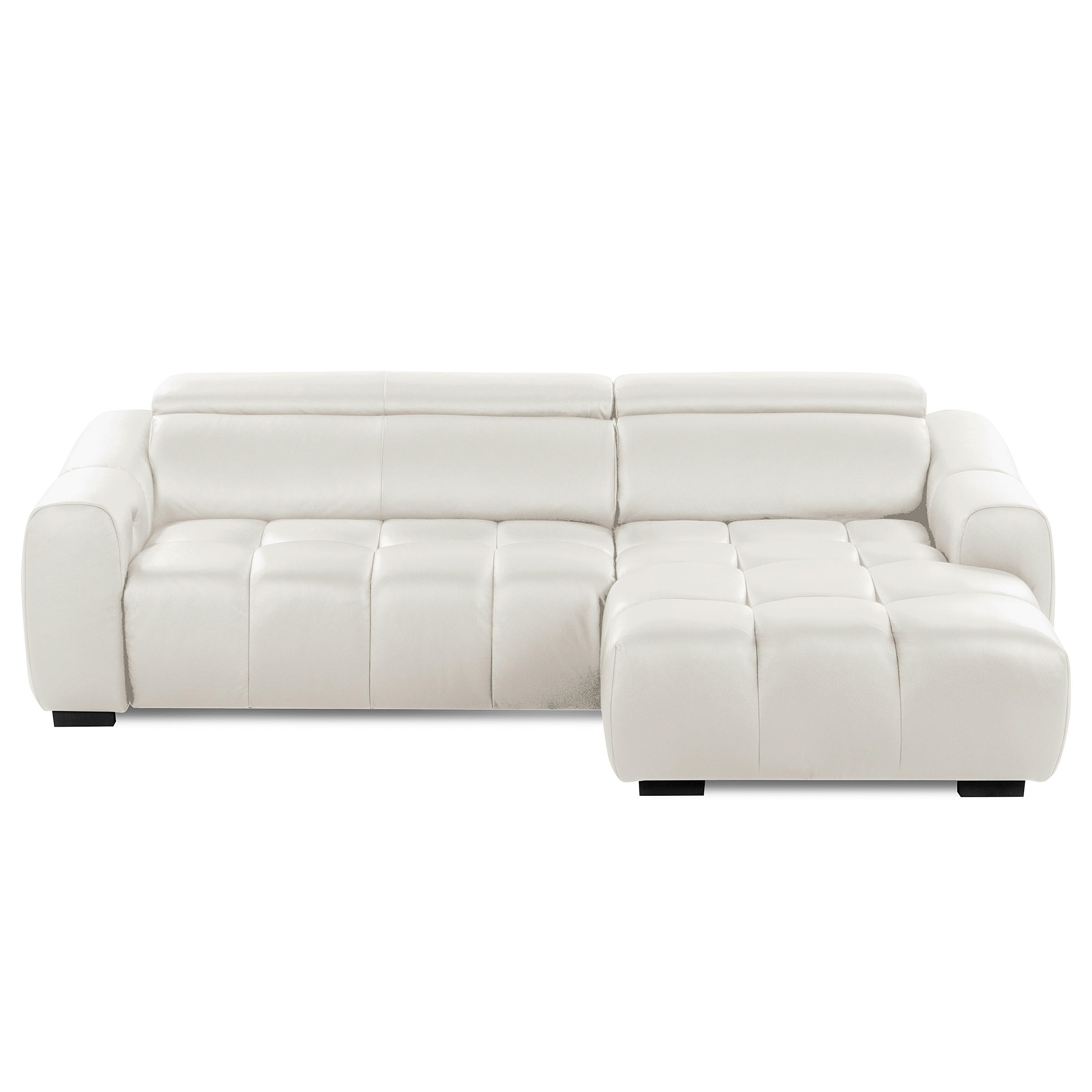 Livetastic Ecksofa Aveiro Weiß 274x177 cm