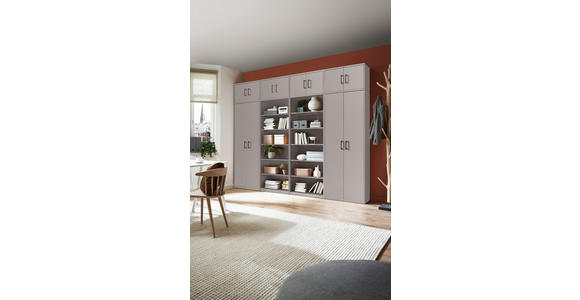 REGAL  72/194/36 cm Kaschmir  - Kaschmir/Schwarz, Basics, Holzwerkstoff (72/194/36cm) - Xora