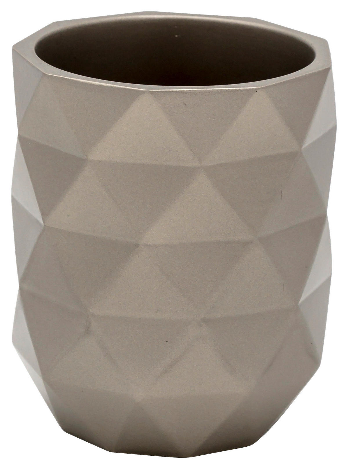 FOGKEFETARTÓ POHÁR műanyag  - szürke, Basics, műanyag (7,5/9,5/7,5cm) - Sadena