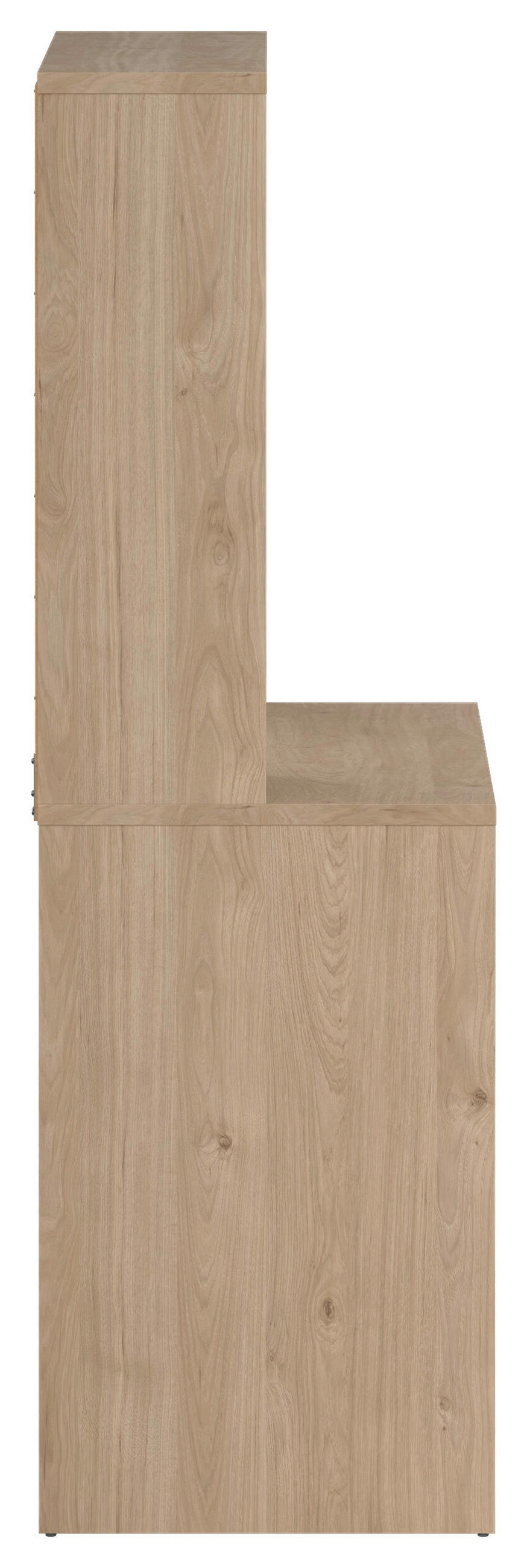 PISALNA MIZA leseni material barve hrasta  - barve hrasta, Moderno, leseni material (149/48,2/156,2cm) - P & B