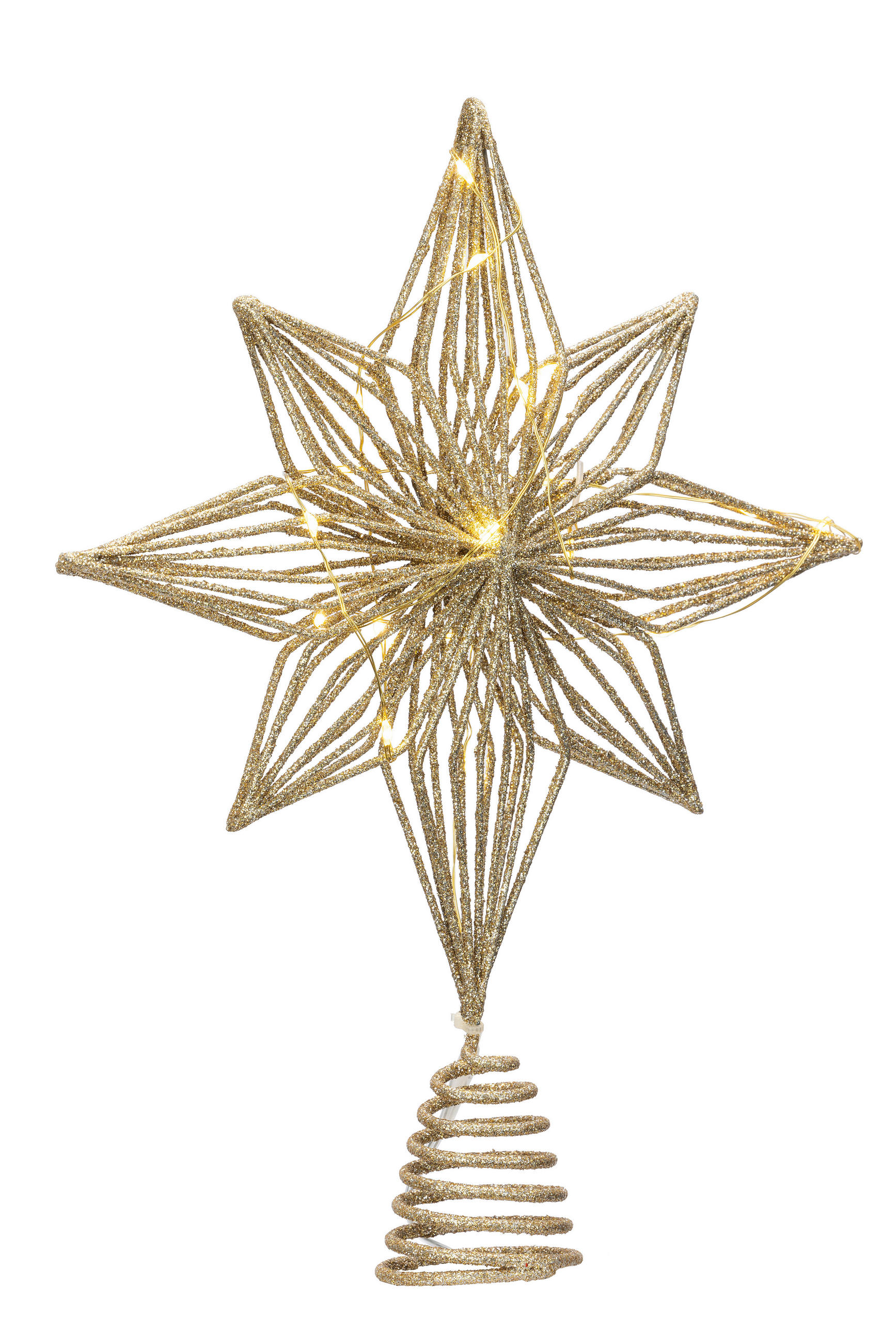 DEKOSTERN  - Goldfarben, LIFESTYLE, Kunststoff/Metall (20/26/4,5cm) - X-Mas
