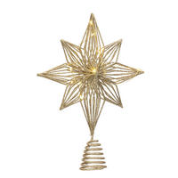 DEKOSTERN  - Goldfarben, LIFESTYLE, Kunststoff/Metall (20/26/4,5cm) - X-Mas