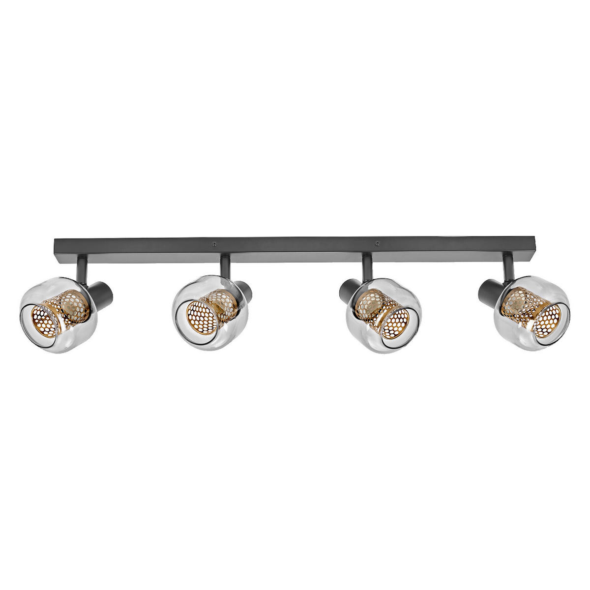 LED-STRAHLER 82,5/10,5/17,6 cm  - Schwarz, Basics, Glas/Metall (82,5/10,5/17,6cm) - Osram