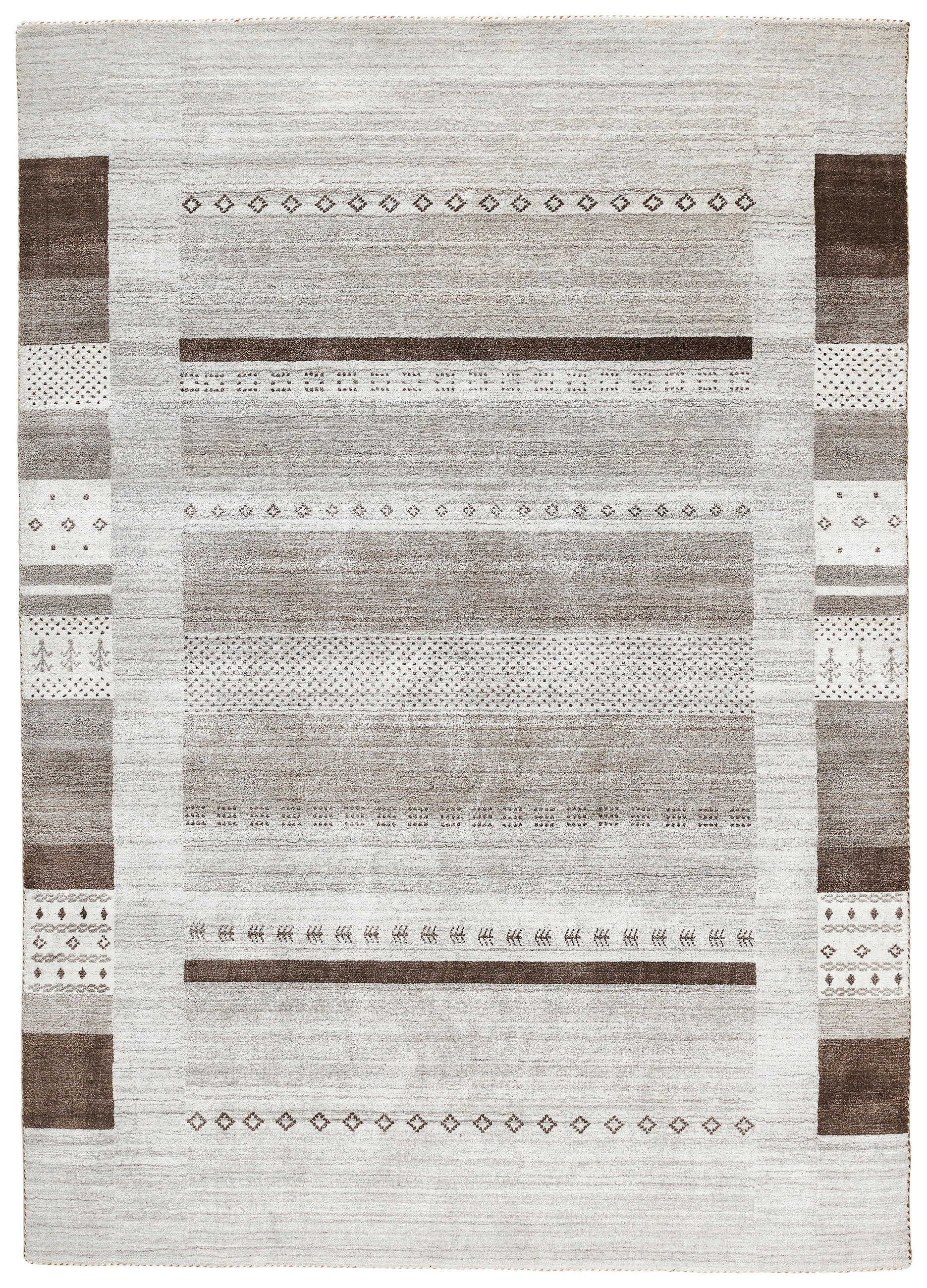 ORIENTTEPPICH 200/200 cm Silberfarben  - Silberfarben, Basics, Textil (200/200cm) - Cazaris