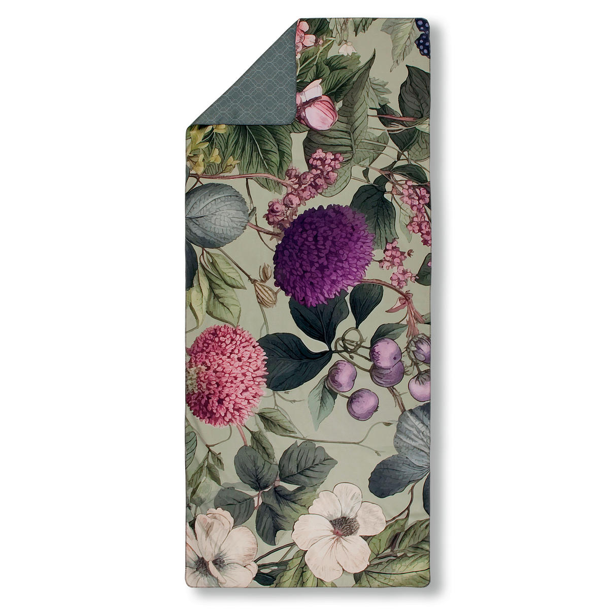 SPORTHANDTUCH 75/180 cm Descanso Grün  - Grün, Design, Textil (75/180cm)