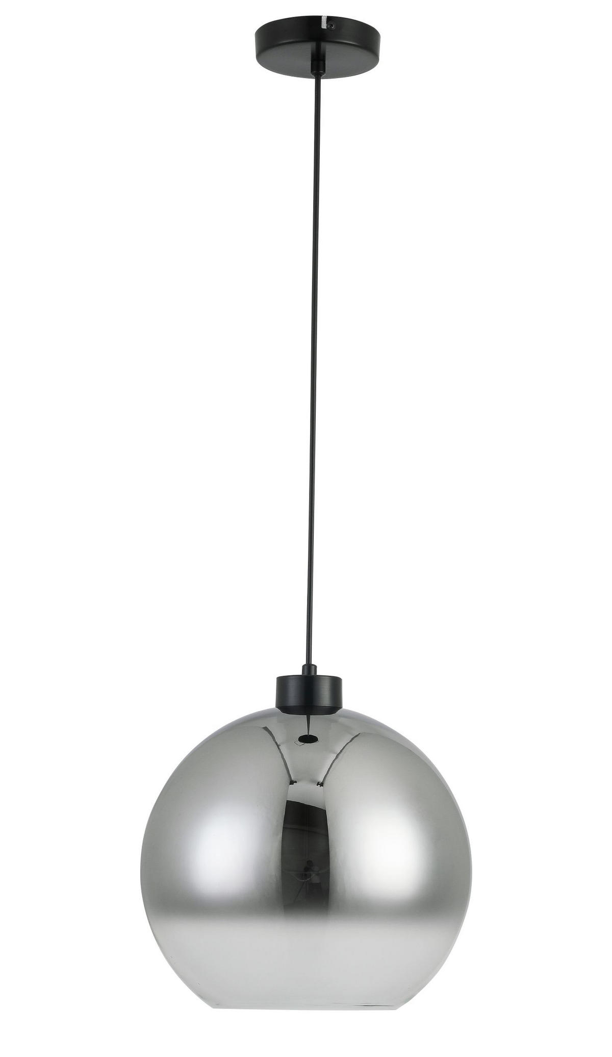 ZÁVĚSNÉ SVÍTIDLO, 30/120 cm  - barvy chromu/antracitová, Lifestyle, kov/sklo (30/120cm) - Dieter Knoll