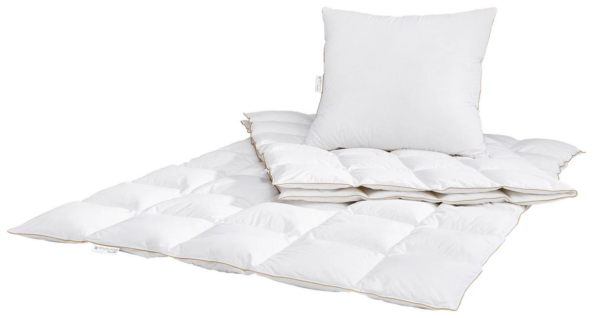DAUNENDECKE  Golden Fame  200/200 cm   - Weiß, Basics, Textil (200/200cm) - Centa-Star