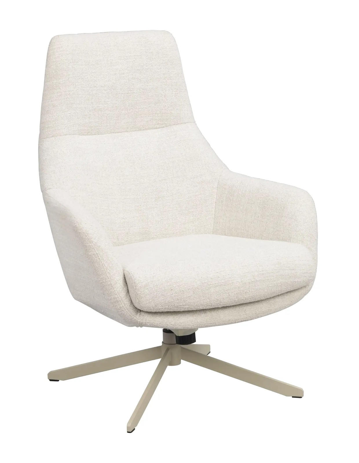 GUNGFÅTÖLJ i beige  - beige, Klassisk, metall/trä (74/103/78cm) - Rowico