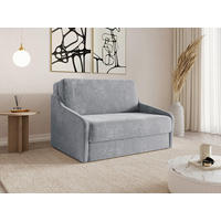 SCHLAFSOFA Grau  - Schwarz/Grau, Design, Kunststoff/Textil (136/86/113cm) - MID.YOU