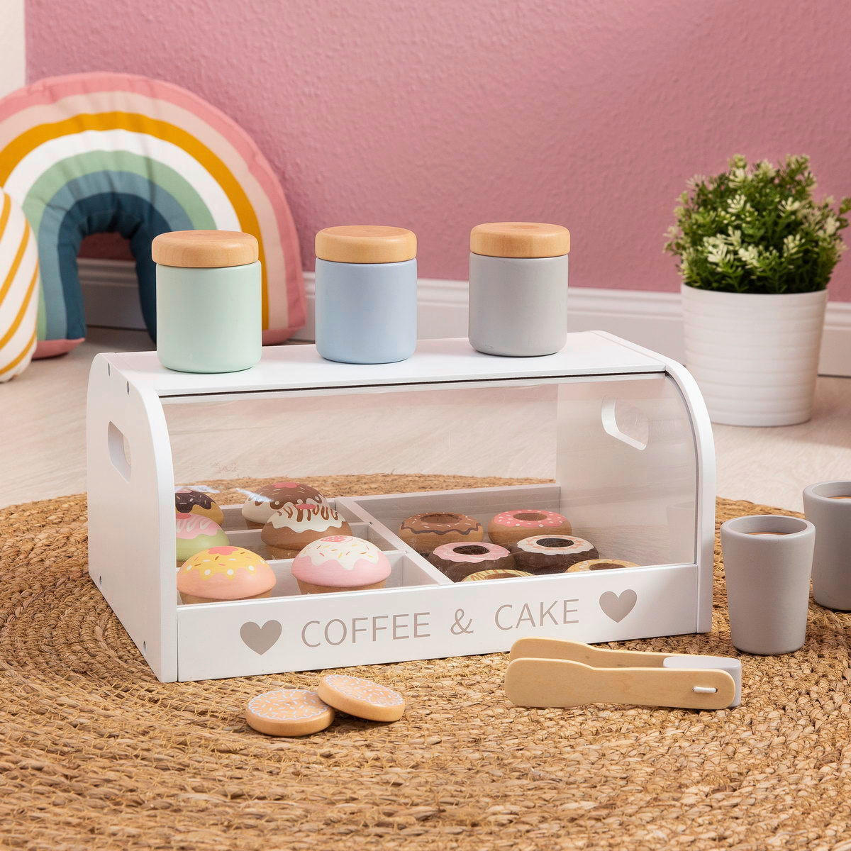 KINDERKÜCHENZUBEHÖR VANILLA - Weiß, Basics, Holz (32/23/15cm) - MUSTERKIND