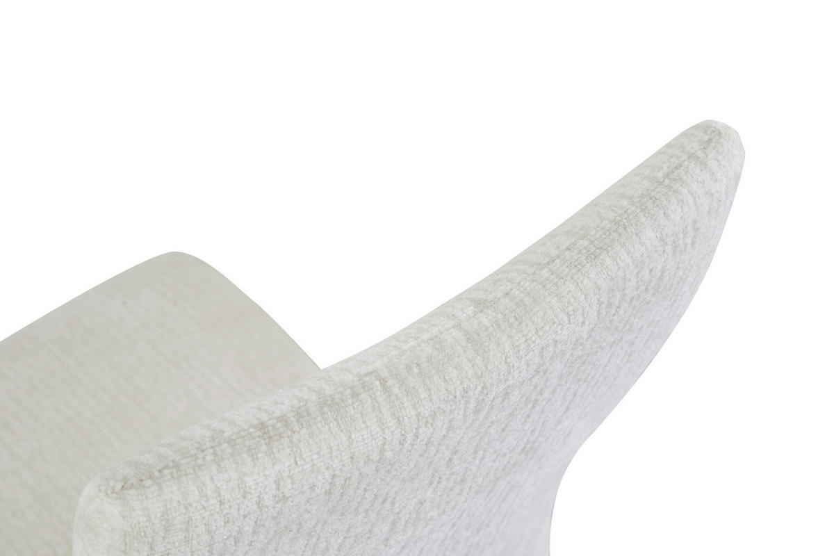 SET STOLICA  krem  tekstil      - crna/krem, Moderno, tekstil/metal (43/98/59cm) - MID.YOU