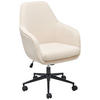 DREHSTUHL Cord Beige  - Beige/Schwarz, LIFESTYLE, Kunststoff/Textil (63/93-98/71cm) - Livetastic