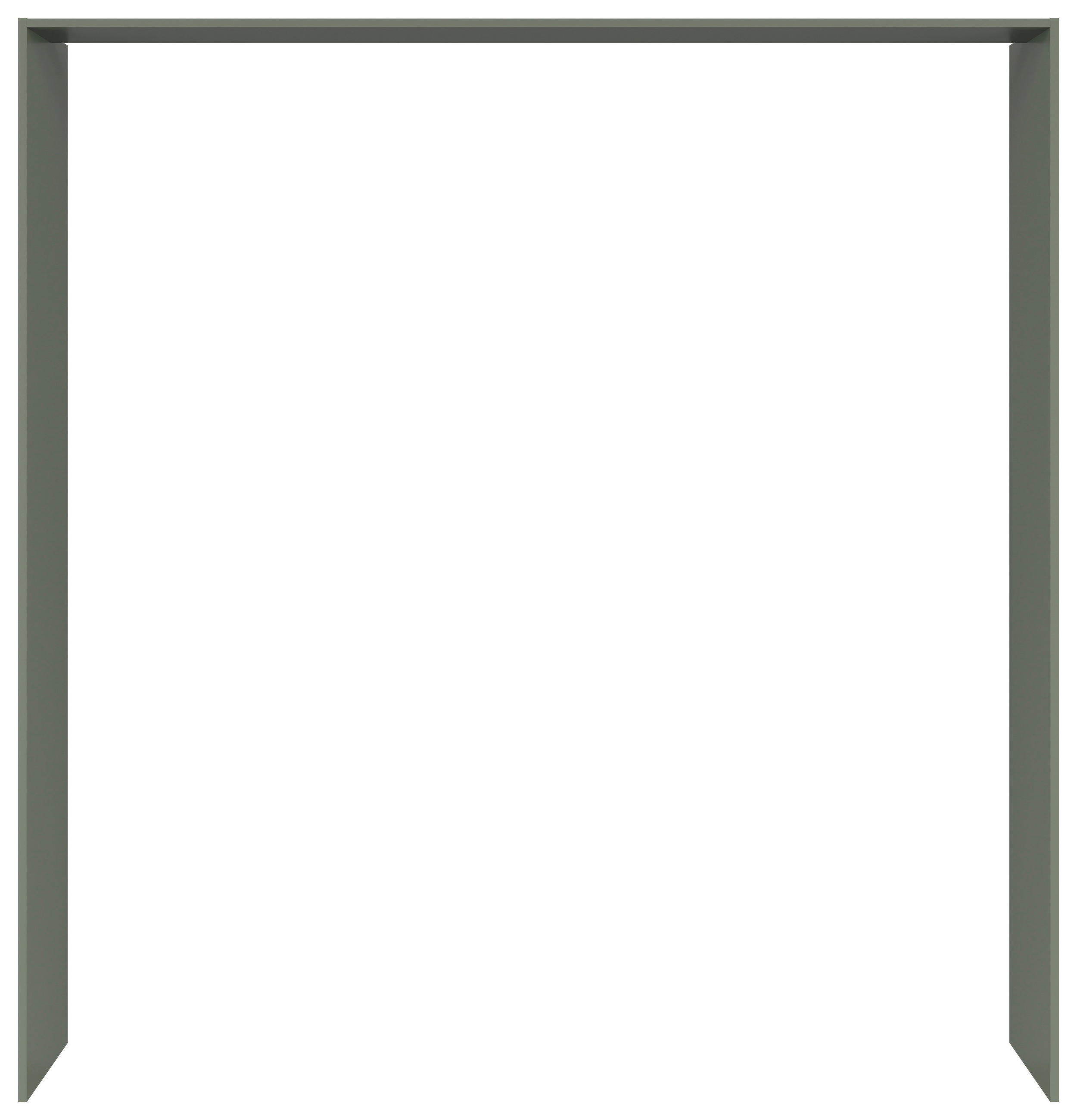 PASSEPARTOUTRAHMEN 213,7/222,7/58,5 cm   - Dunkelgrün, Basics, Holzwerkstoff (213,7/222,7/58,5cm) - Visiona