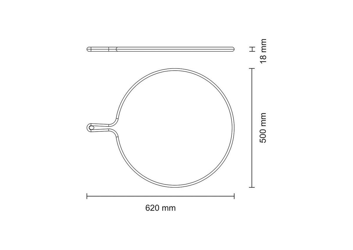 SERVIERBRETT Holz Teakholz PROVENCE  - Teakfarben, Basics, Holz (40cm)