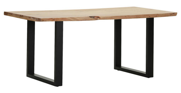 TISCHGESTELL Schwarz   - Schwarz, Design, Metall (70/8/73cm) - Landscape