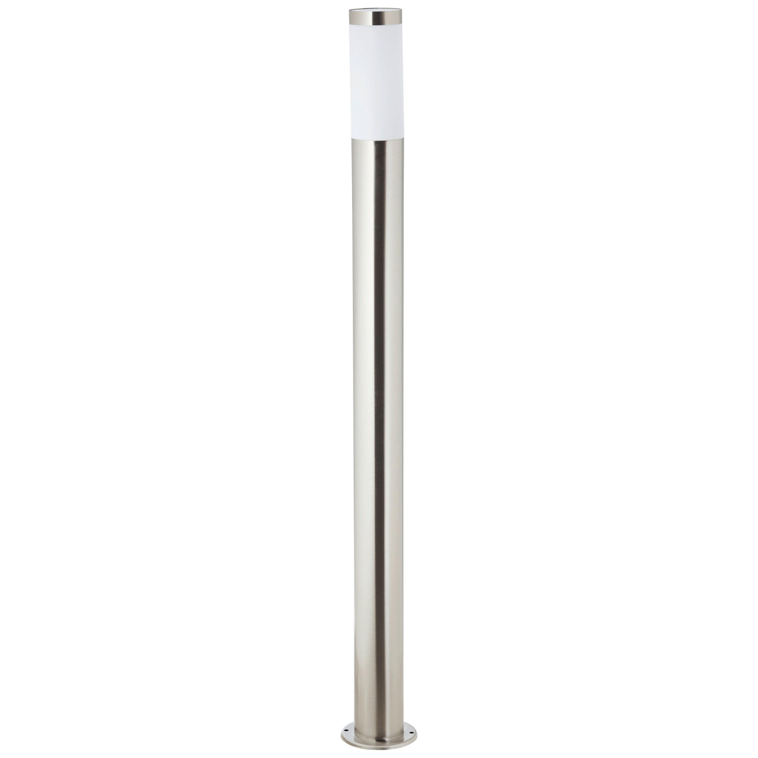 WEGELEUCHTE - Edelstahlfarben, Konventionell, Textil/Metall (7,5/81cm) - Brilliant